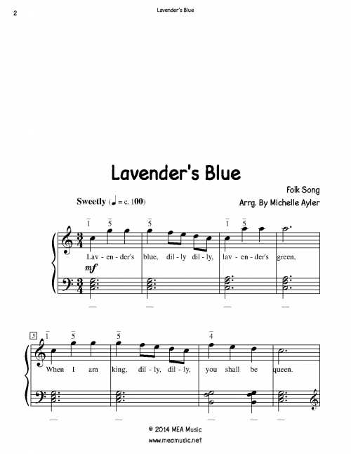 Lavender's Blue